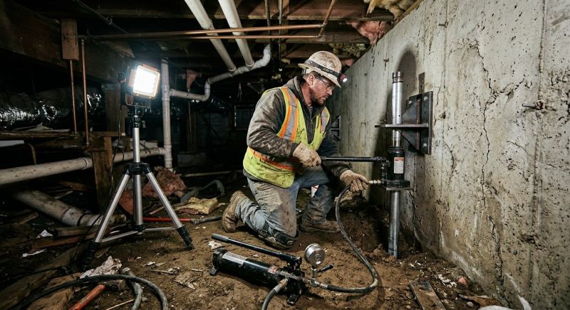 Concrete Foundation Leveling detail